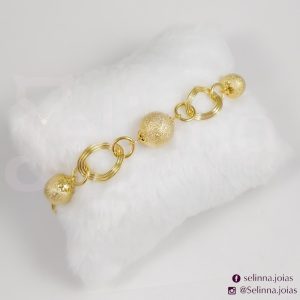 PULSEIRA ELOS E BOLA FOSCA